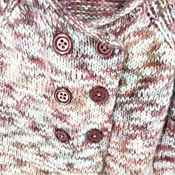 ✅ ANTHROPOLOGIE SLEEPING ON SNOW RUST/CREAM WOOL SWEATER/TOP SIZE SMALL - Picture 3 of 6